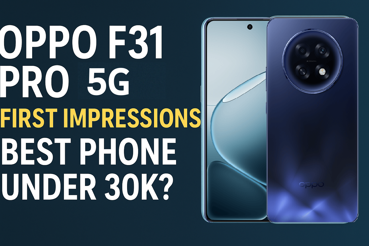 OPPO F31 Pro 5G